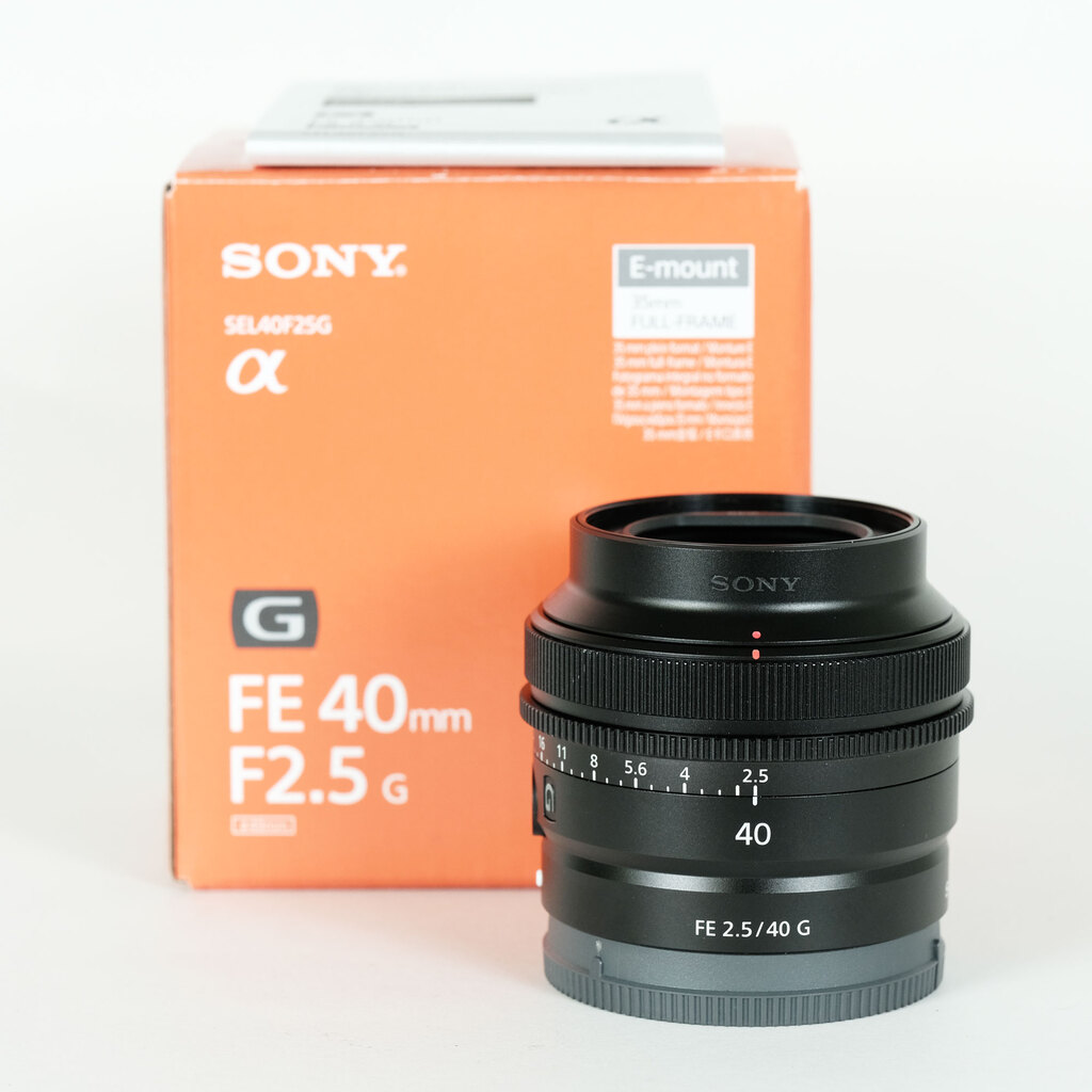 SONY FE 40mm F2.5 G SEL40F25G SONY FE 40mm F2.5 G SEL40F25G