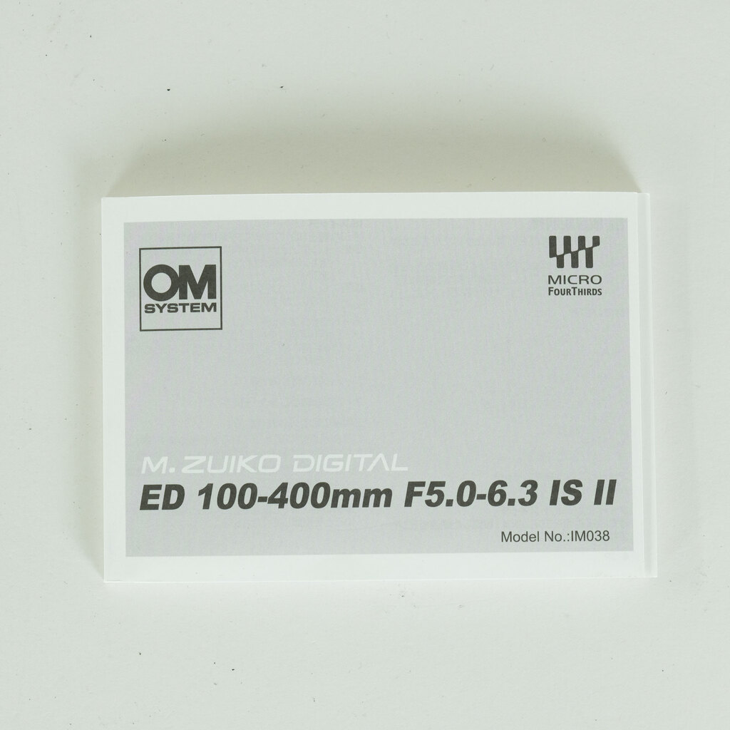 OM SYSTEM M.ZUIKO DIGITAL ED 100-400mm F5.0-6.3 IS II