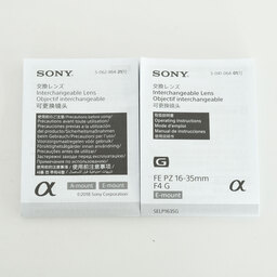 SONY FE PZ 16-35mm F4 G SELP1635G