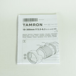 TAMRON 18-300mm F/3.5-6.3 Di III-A VC VXD (Model B061) [ソニーE用]