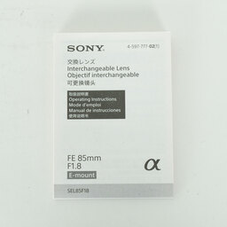 SONY FE 85mm F1.8 SEL85F18 SONY FE 85mm F1.8 SEL85F18
