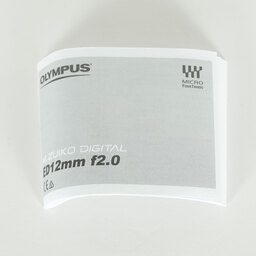 OLYMPUS M.ZUIKO DIGITAL ED 12mm F2.0