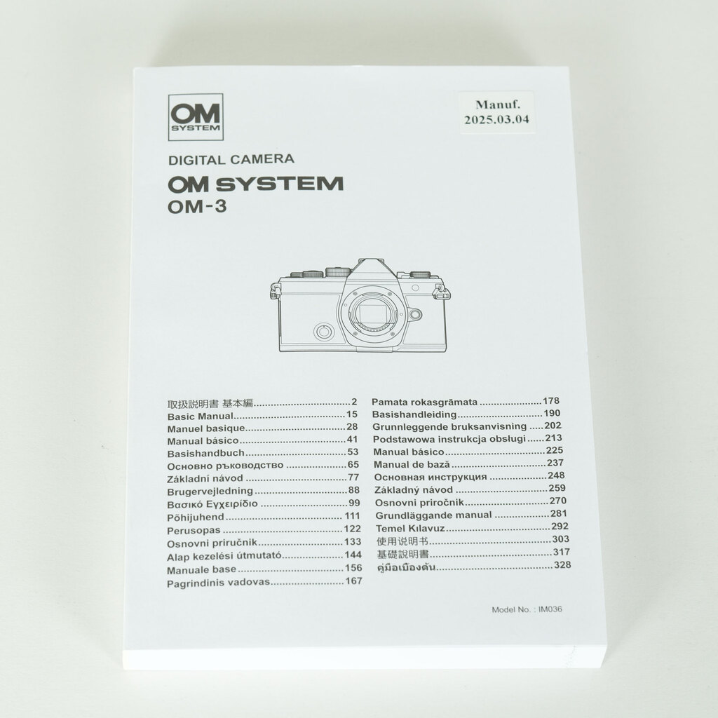 OM SYSTEM OM-3 OM SYSTEM OM-3