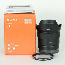 SONY E 11mm F1.8 SEL11F18