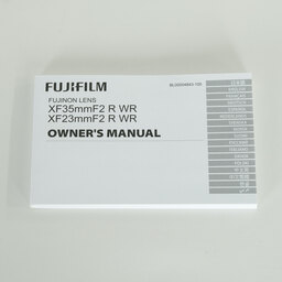 FUJIFILM XF35mmF2 R WR