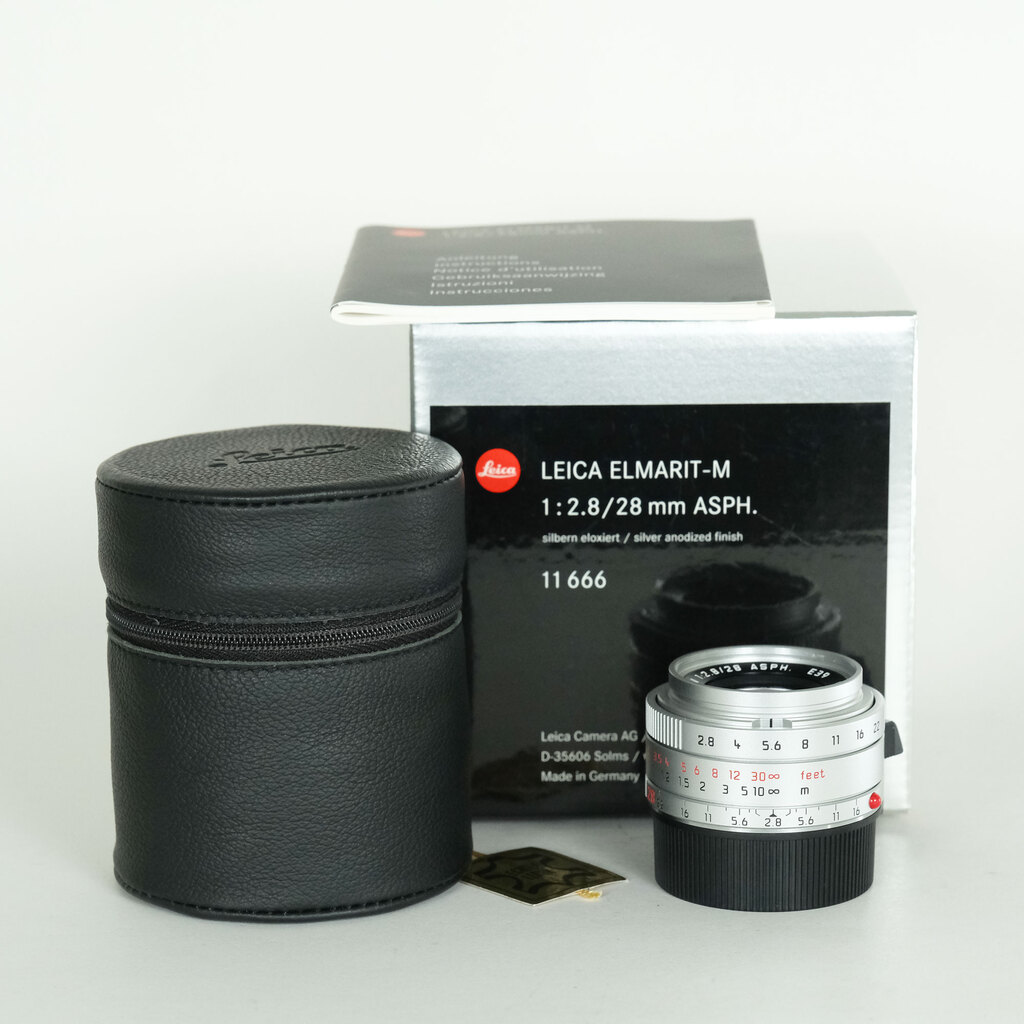 Leica エルマリート M28mm F2.8 ASPH.(フードはめ込み式・6bit) シルバー Leica エルマリート M28mm F2.8 ASPH.(フードはめ込み式・6bit) シルバー