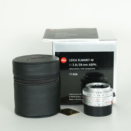 Leica エルマリート M28mm F2.8 ASPH.(フードはめ込み式・6bit) シルバー Leica エルマリート M28mm F2.8 ASPH.(フードはめ込み式・6bit) シルバー