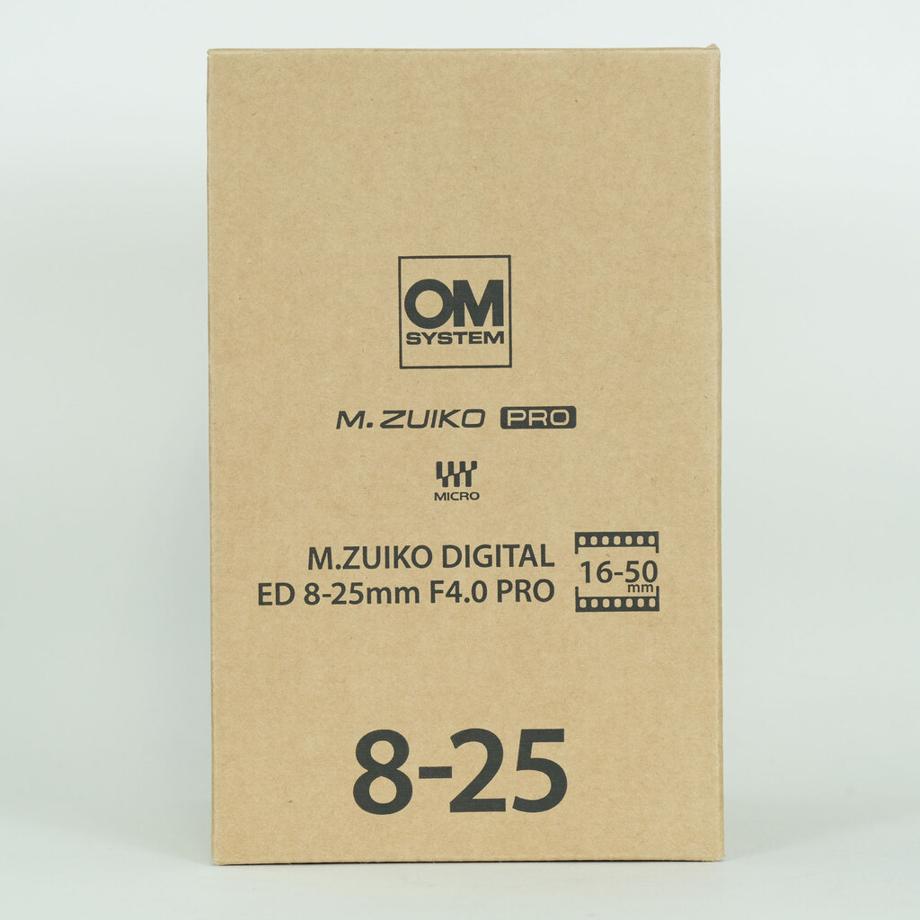 OM SYSTEM M.ZUIKO DIGITAL ED 8-25mm F4.0 PRO   　※OM SYSTEMロゴモデル