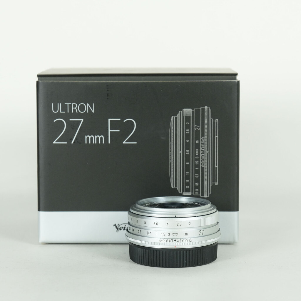 Voigtlander ULTRON 27mm F2 X-mount（フジフイルムX用） シルバーの