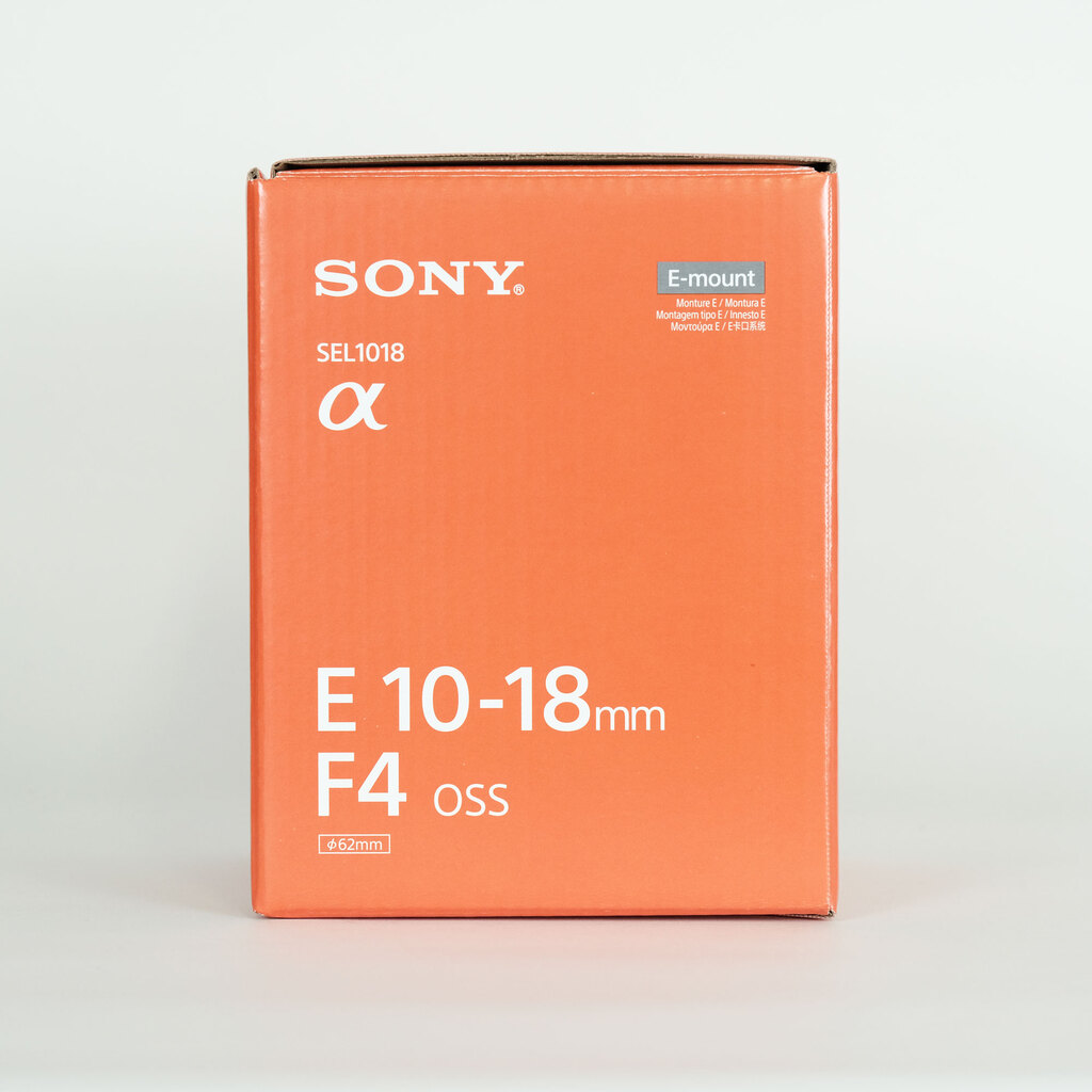 SONY E 10-18mm F4 OSS SEL1018