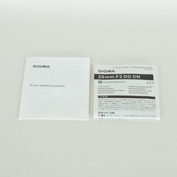 SIGMA 35mm F2 DG DN | Contemporary [ソニーE用]