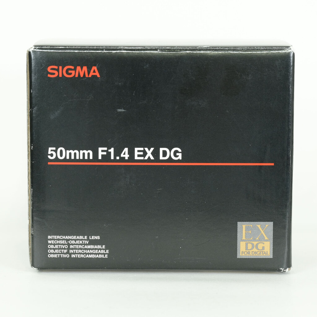 SIGMA 50mm F1.4 EX DG HSM (キヤノンEF用)