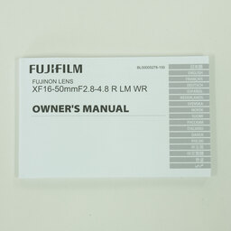 FUJIFILM XF16-50mmF2.8-4.8 R LM WR