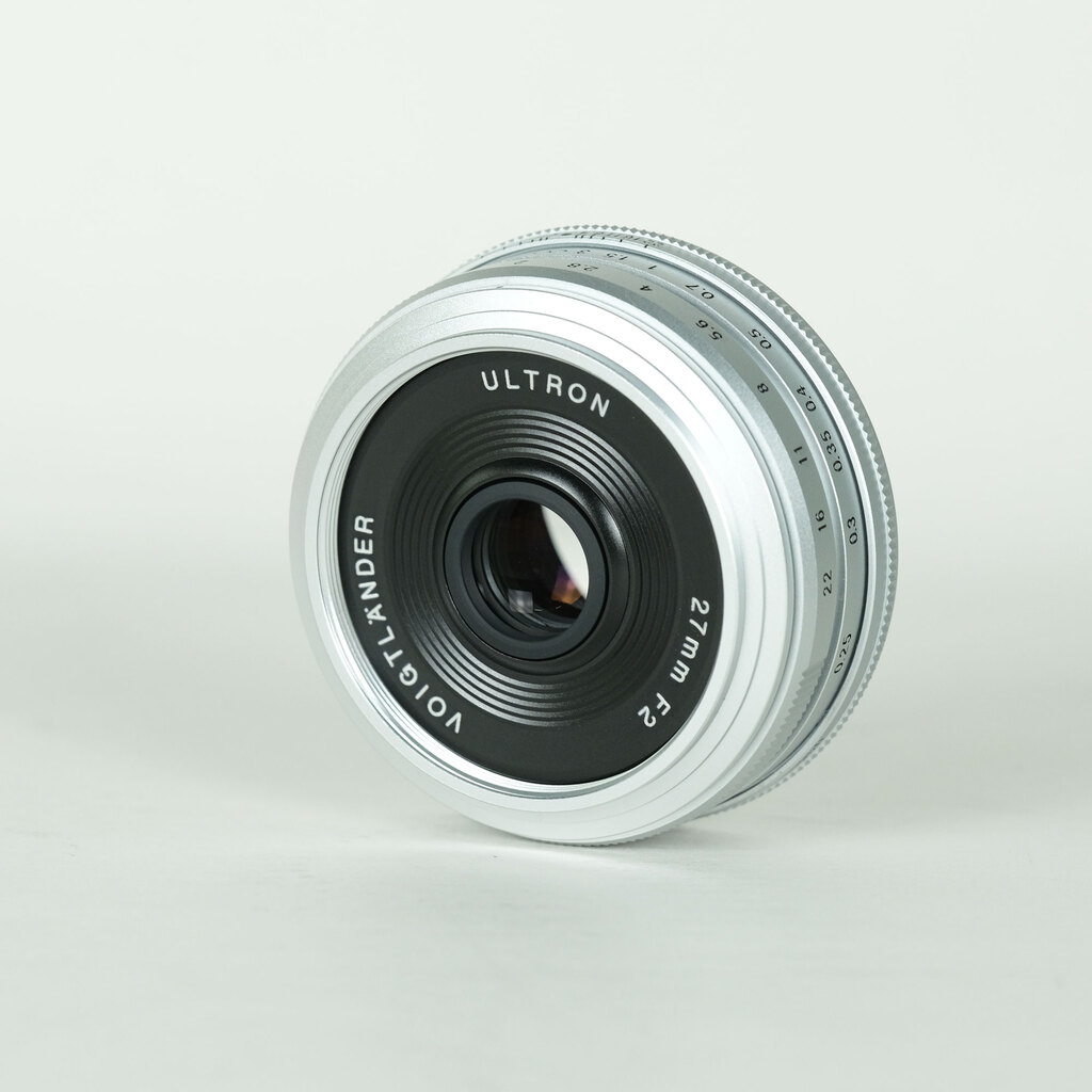 Voigtlander ULTRON 27mm F2 X-mount（フジフイルムX用） シルバーの