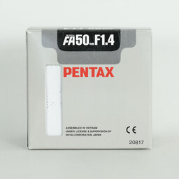 PENTAX smc PENTAX-FA 50mmF1.4