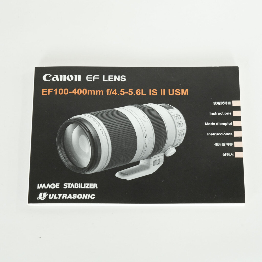 Canon EF100-400mm F4.5-5.6L IS II USM Canon EF100-400mm F4.5-5.6L IS II USM