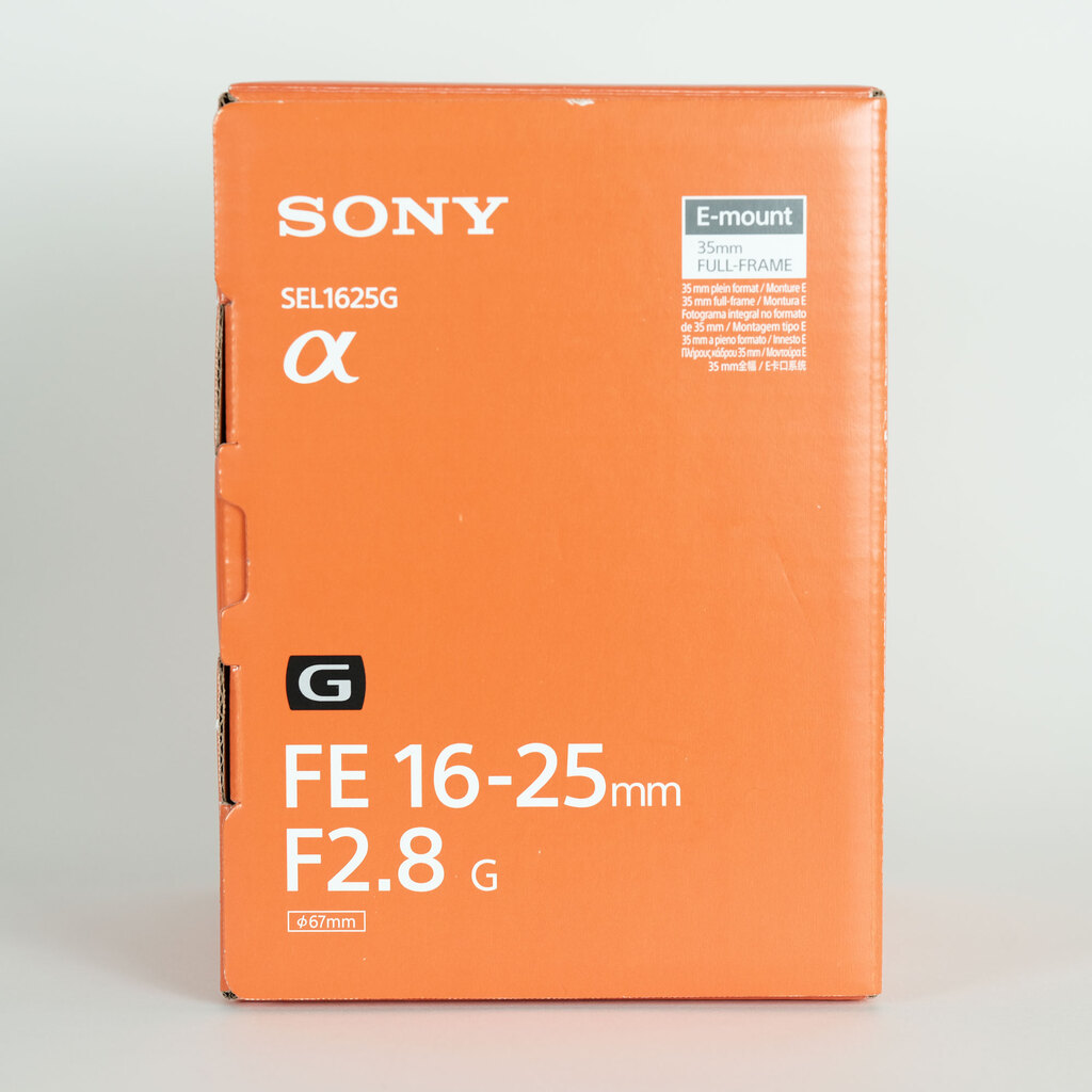 SONY FE 16-25mm F2.8 G SEL1625G