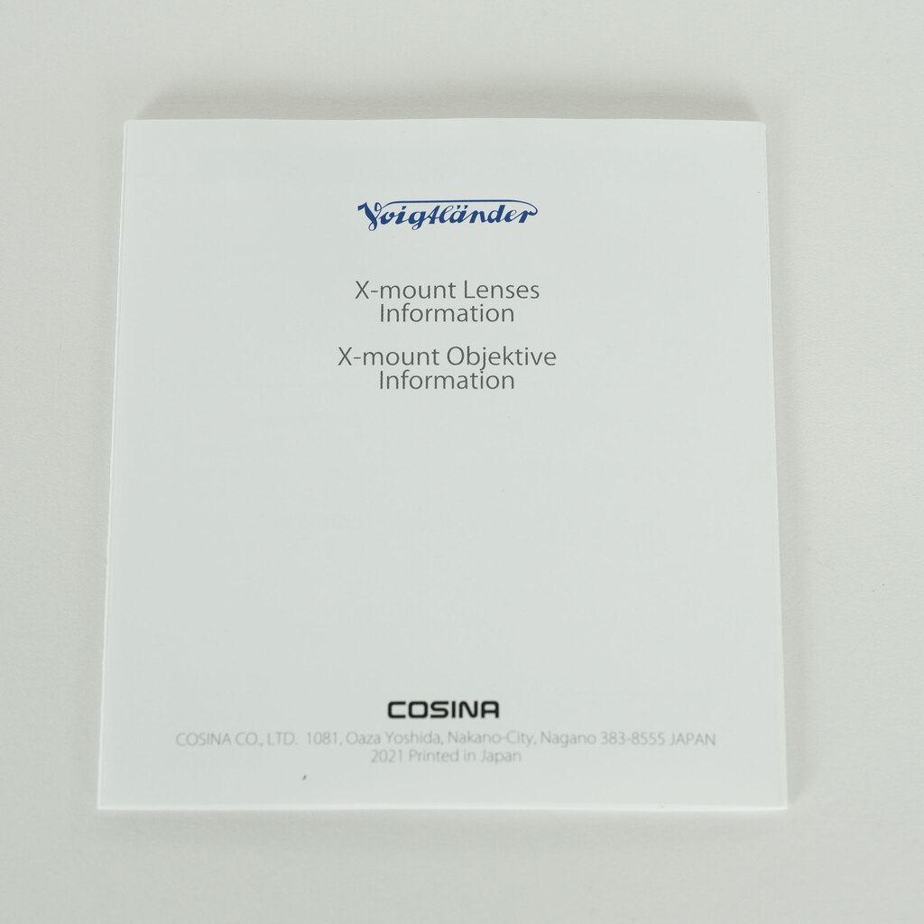 Voigtlander ULTRON 27mm F2［フジフイルムX用］