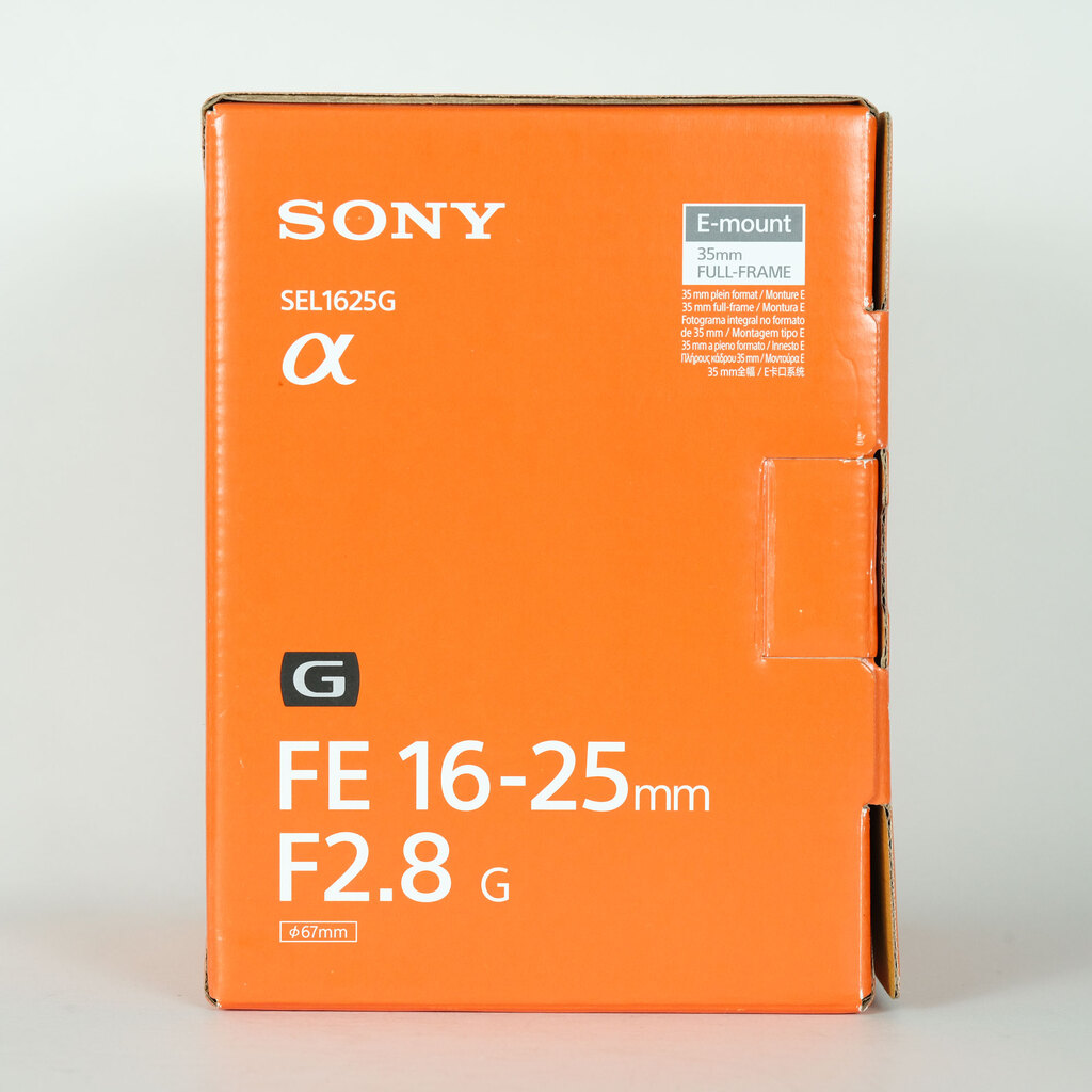 SONY FE 16-25mm F2.8 G SEL1625G