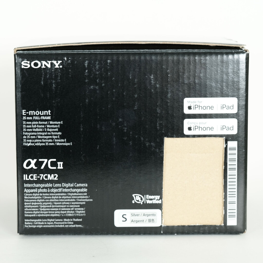 SONY α7C II（ILCE-7CM2）
