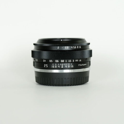 銘匠光学 TTArtisan 25mm F2 C (フジフイルムX用) ブラック