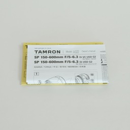 TAMRON SP 150-600mm F/5-6.3 Di VC USD G2 (Model A022) [ニコンF用]