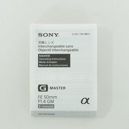 SONY FE 50mm F1.4 GM SEL50F14GM SONY FE 50mm F1.4 GM SEL50F14GM