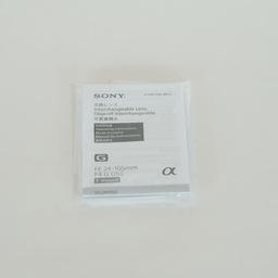 SONY FE 24-105mm F4 G OSS SEL24105G