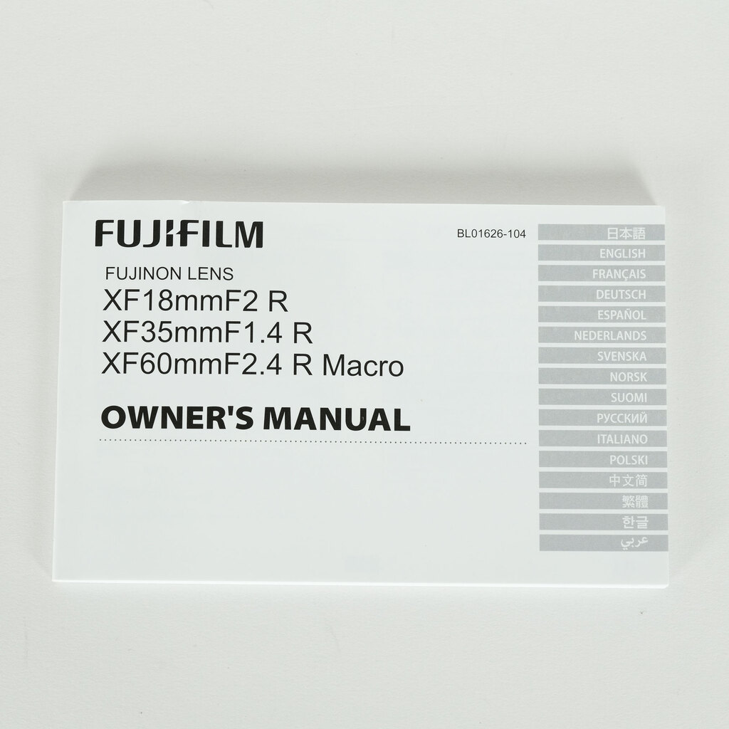 FUJIFILM XF35mmF1.4 R