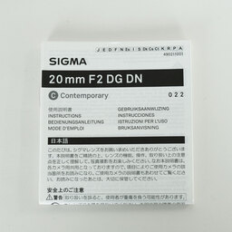 SIGMA 20mm F2 DG DN｜Contemporary [ライカL用]