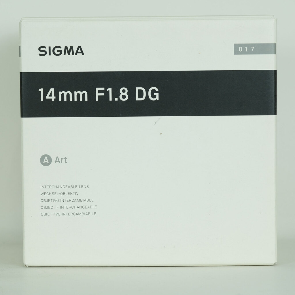 SIGMA 14mm F1.8 DG HSM｜Art [キヤノンEF用]