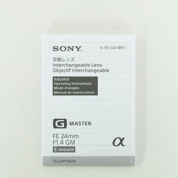SONY FE 24mm F1.4 GM SEL24F14GM