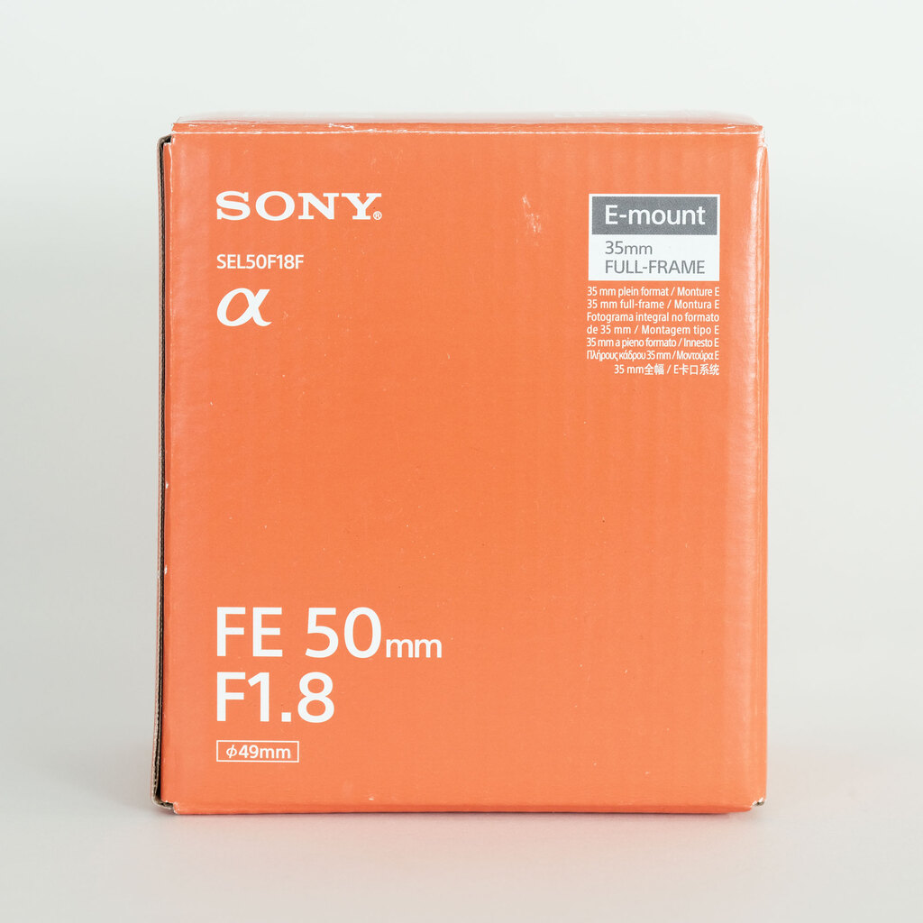 SONY FE 50mm F1.8 SEL50F18F