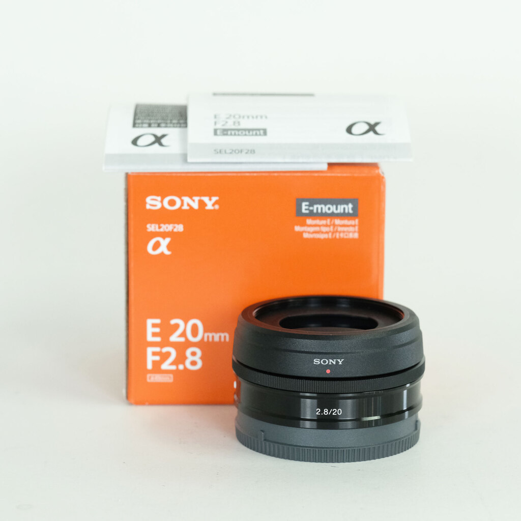 SONY E 20mm F2.8 SEL20F28