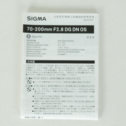 SIGMA 70-200mm F2.8 DG DN OS｜Sports [ライカL用]