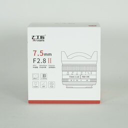 七工匠 7Artisans 7.5mm F2.8 Fish-eye II (フジフイルムX用) ブラック
