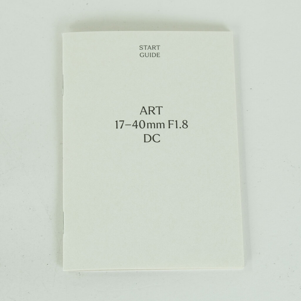 SIGMA 17-40mm F1.8 DC｜Art フジフイルムX用