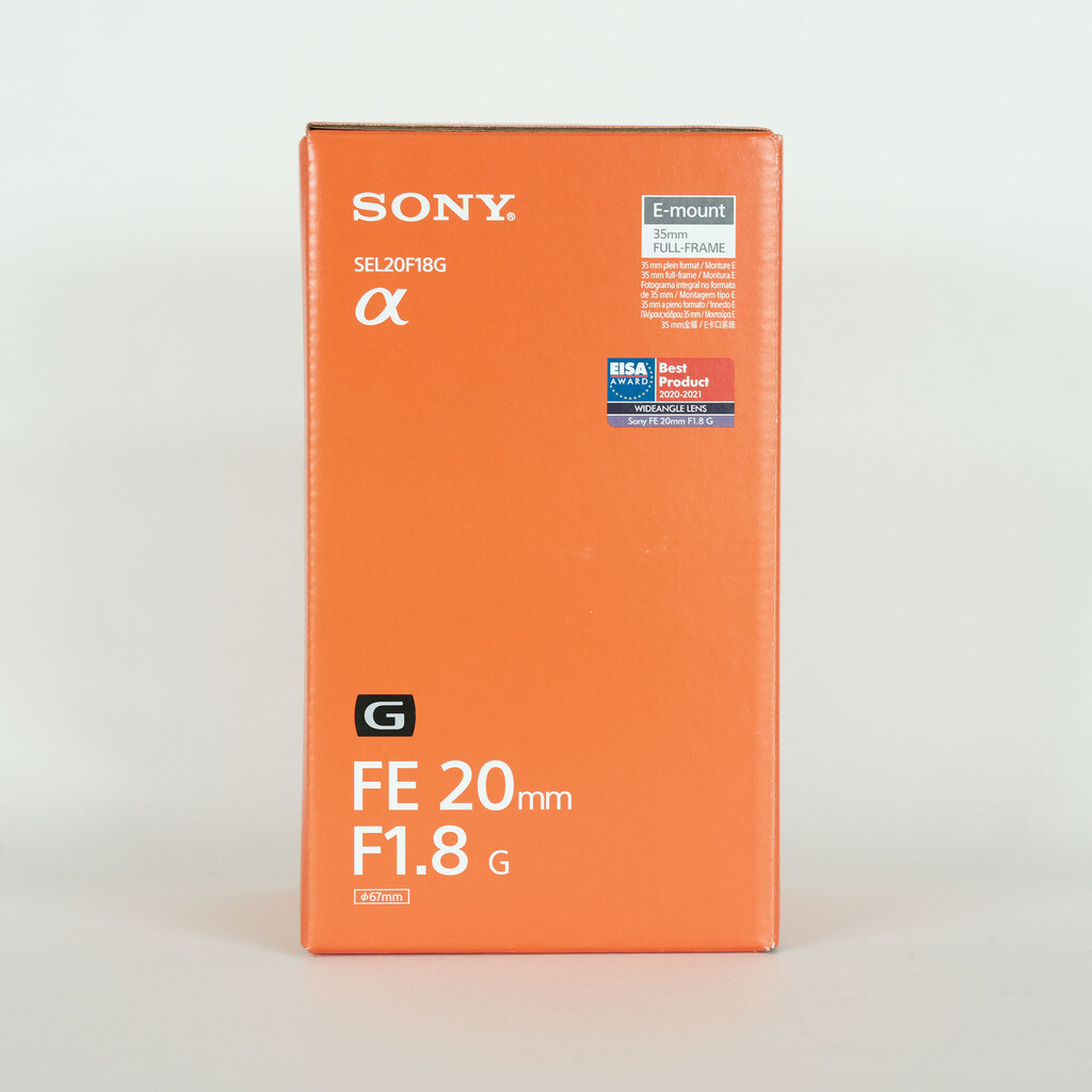 SONY FE 20mm F1.8 G SEL20F18G