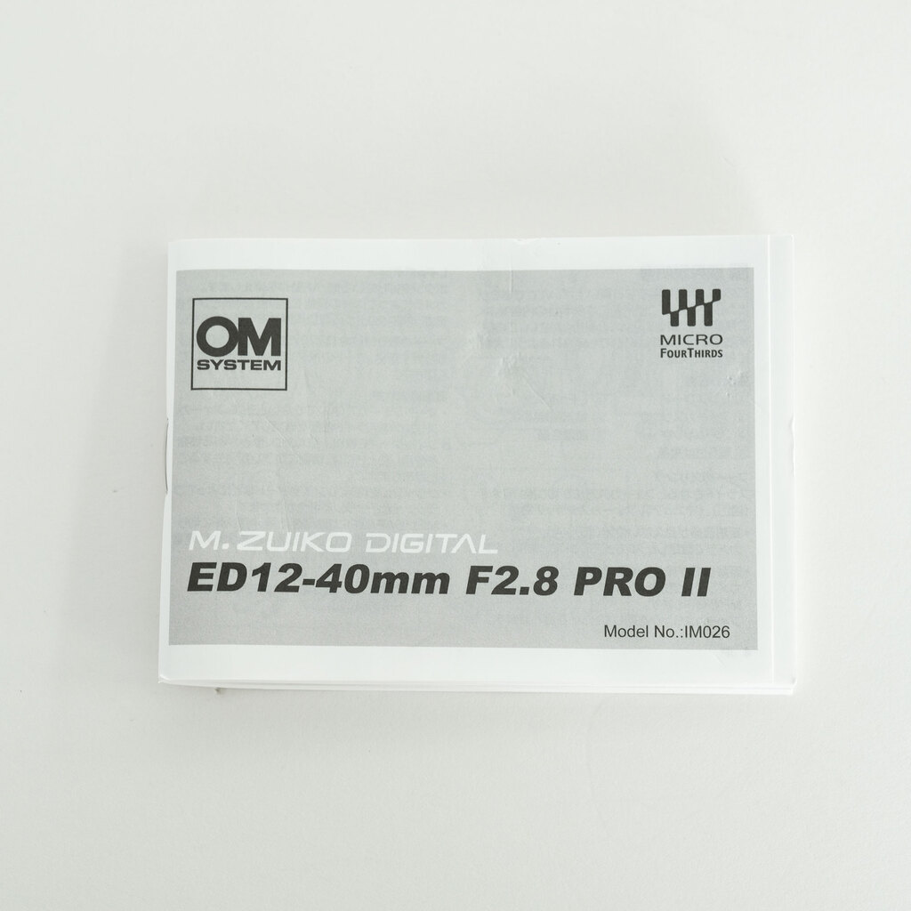 OLYMPUS M.ZUIKO DIGITAL ED 12-40mm F2.8 PRO II