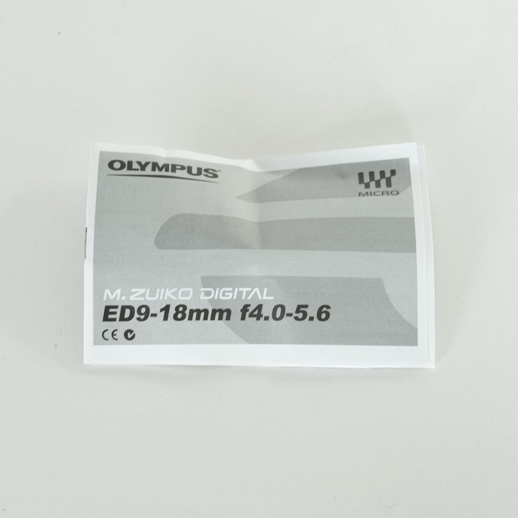 OLYMPUS M.ZUIKO DIGITAL ED 9‑18mm F4.0-5.6