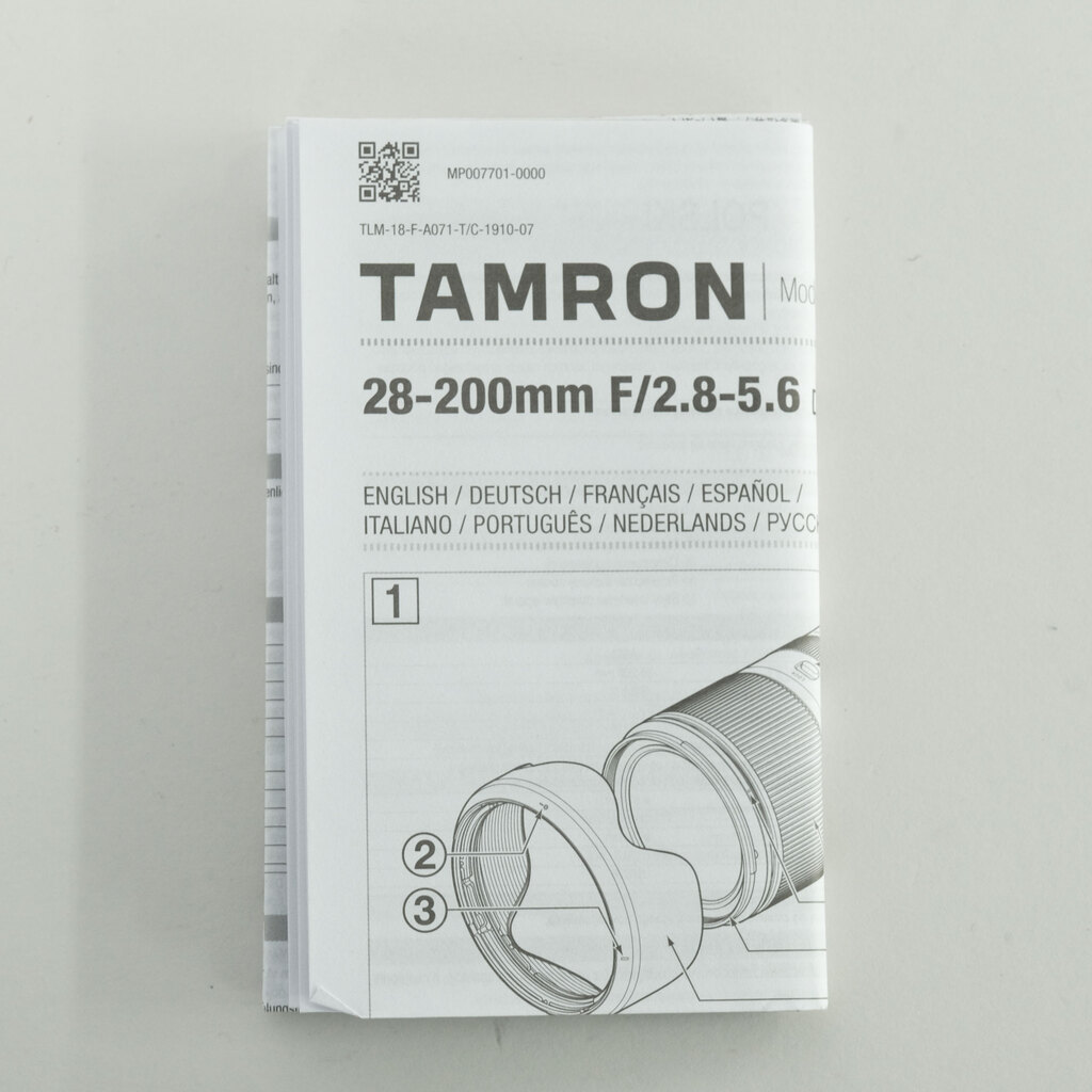 TAMRON 28-200mm F/2.8-5.6 Di III RXD (Model A071) [ソニーE用]