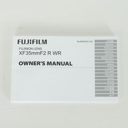 FUJIFILM XF35mmF2 R WR
