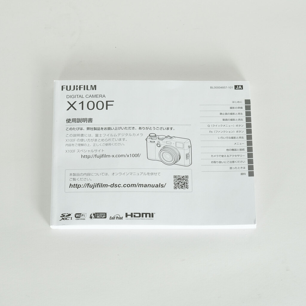 FUJIFILM X100F シルバー FUJIFILM X100F シルバー