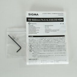 SIGMA 60-600mm F4.5-6.3 DG OS HSM | Sports [キヤノン用]