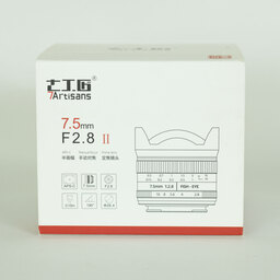七工匠 7Artisans 7.5mm F2.8 FISH-EYE II ED (マイクロフォーサーズ用) ブラック