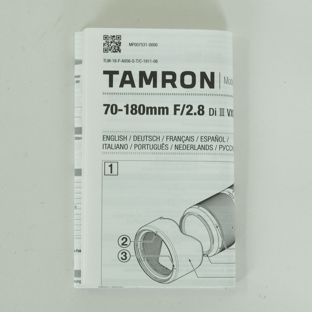 TAMRON 70-180mm F/2.8 Di III VXD (Model A056) [ ソニーE用 ]