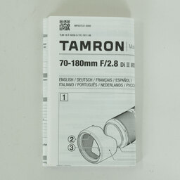 TAMRON 70-180mm F/2.8 Di III VXD (Model A056) [ ソニーE用 ]