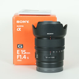 SONY E 15mm F1.4 G SEL15F14G