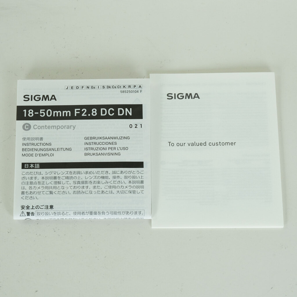 SIGMA 18-50mm F2.8 DC DN｜Contemporary [キヤノンRF用]