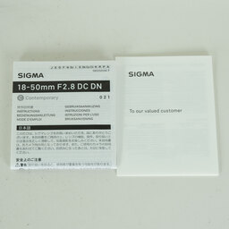 SIGMA 18-50mm F2.8 DC DN｜Contemporary [キヤノンRF用]